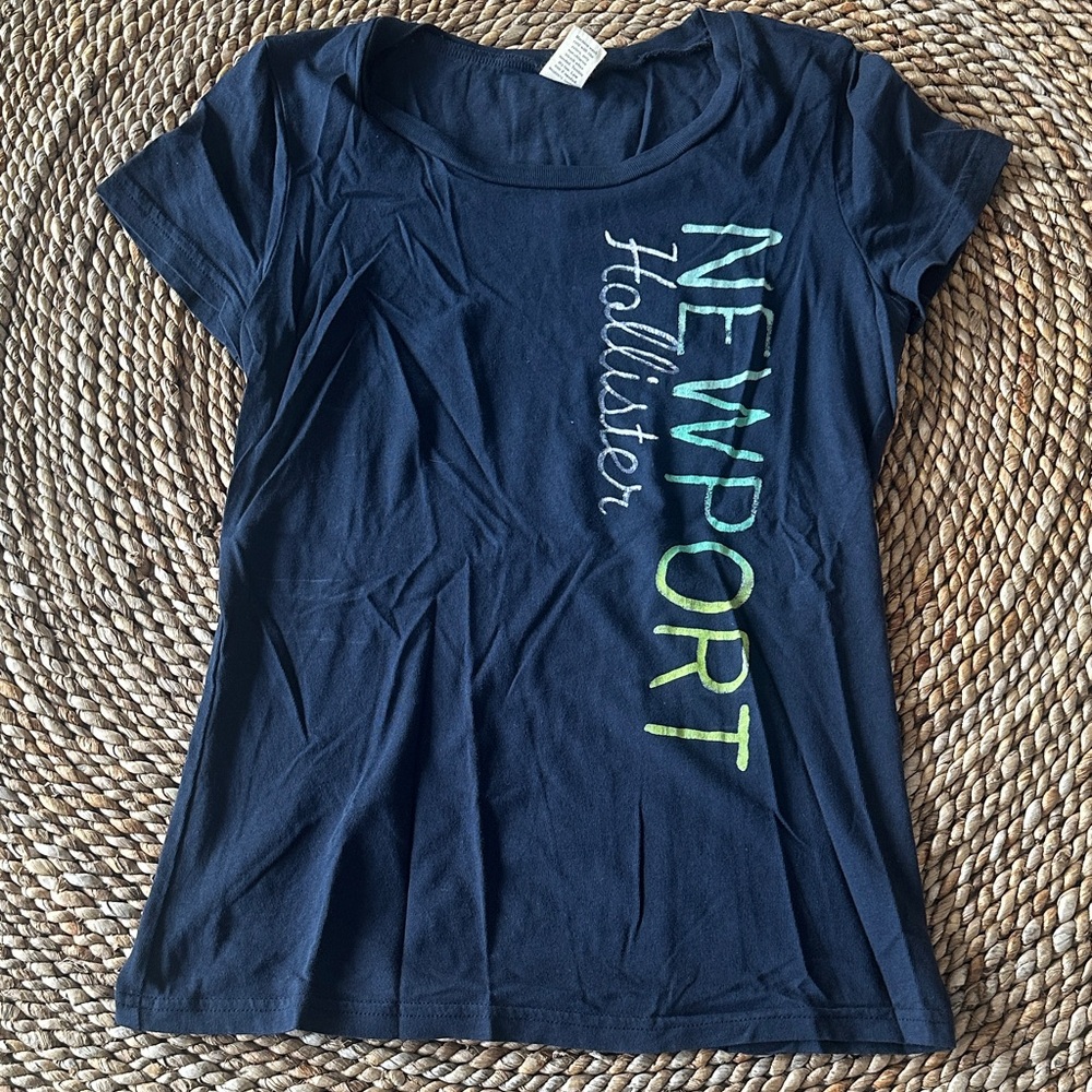 Vintage Hollister Dark Blue Newport Cotton Tee